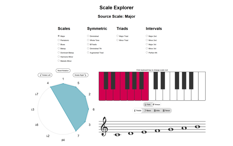 Music Scale Explorer